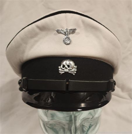 WW2 WWII German Third Reich NSDAP SS Parade Officers visor cap hat
