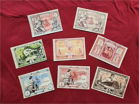 WWII WW2 Belgium WHW Winter Help Military Bank Notes currency cash Winterhulp